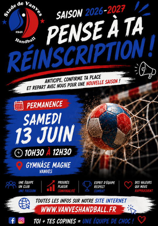 Réinscription 2026-2027