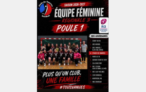 Equipe 1F - Saison 26/27