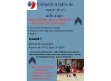 FORMATION TABLE DE MARQUE